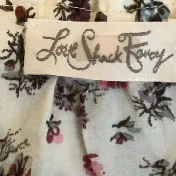 Loveshackfancy Popover Mini Dress Ivory Floral Long Sleeve - Picture 6 of 6